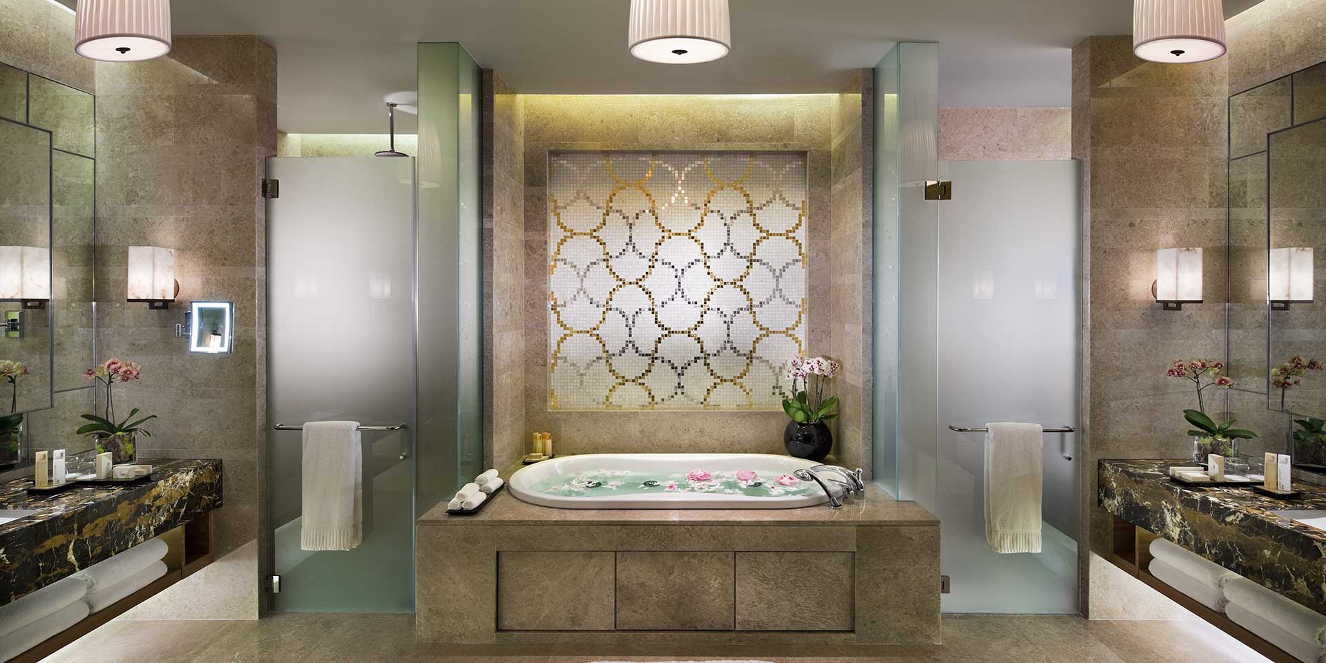 Presedential Suite Bathroom at Marina Bay Sands
